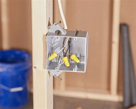 electrical outlet box on stud frame|electrical box between studs.